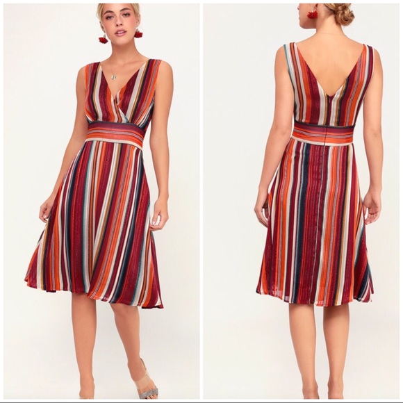 lulus striped dress